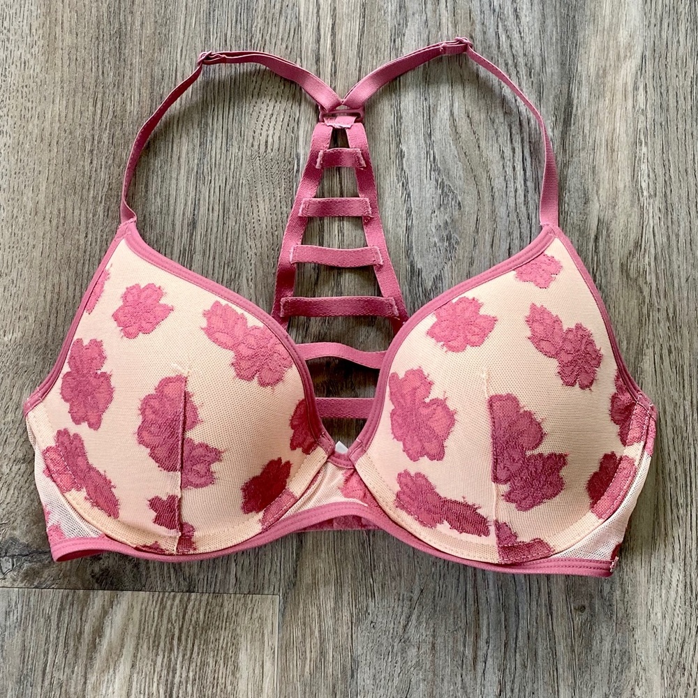 Victoria’s Secret PINK Lightly Lined Floral Bra